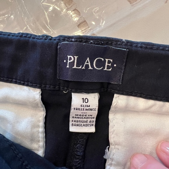 The Children's Place Navy Blue Kids Casual Pants - size 10 slim - Picture 3 of 5